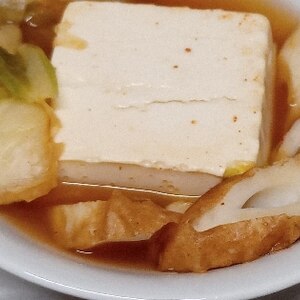 キムチ豆腐煮